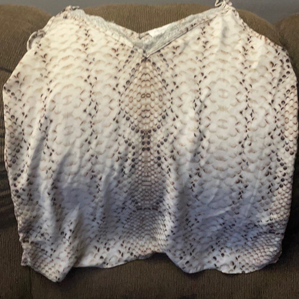 Rachel Zoe snake print tank top size Medium